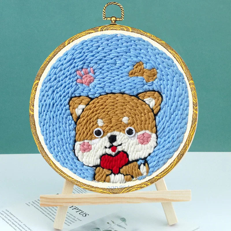 Animal Rug DIY - Punch Needle Kit