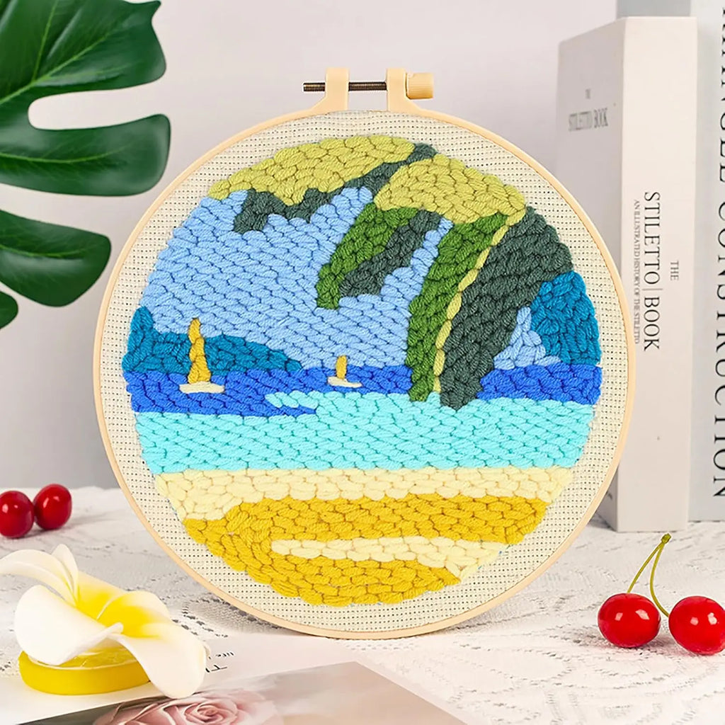 Beach Day - Punch Needle Kit