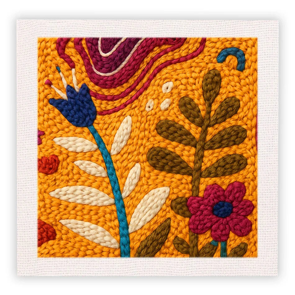 Blossom Bouquet - Punch Needle Kit