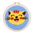 Cat Embroidery - Punch Needle Kit