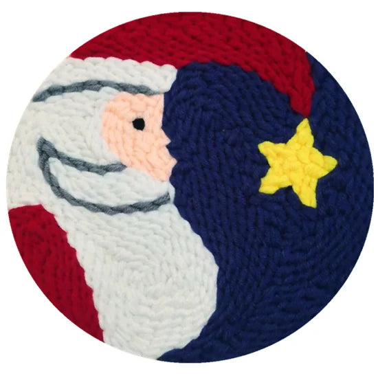 Christmas Santa DIY - Punch Needle Kit