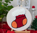 Christmas Stocking - Punch Needle Kit