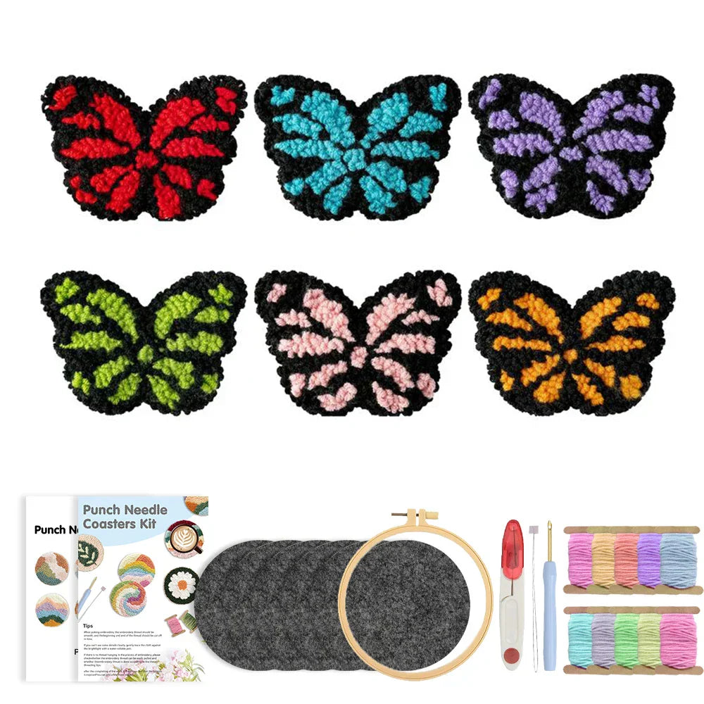 Coaster DIY Set - Punch Needle Kit
