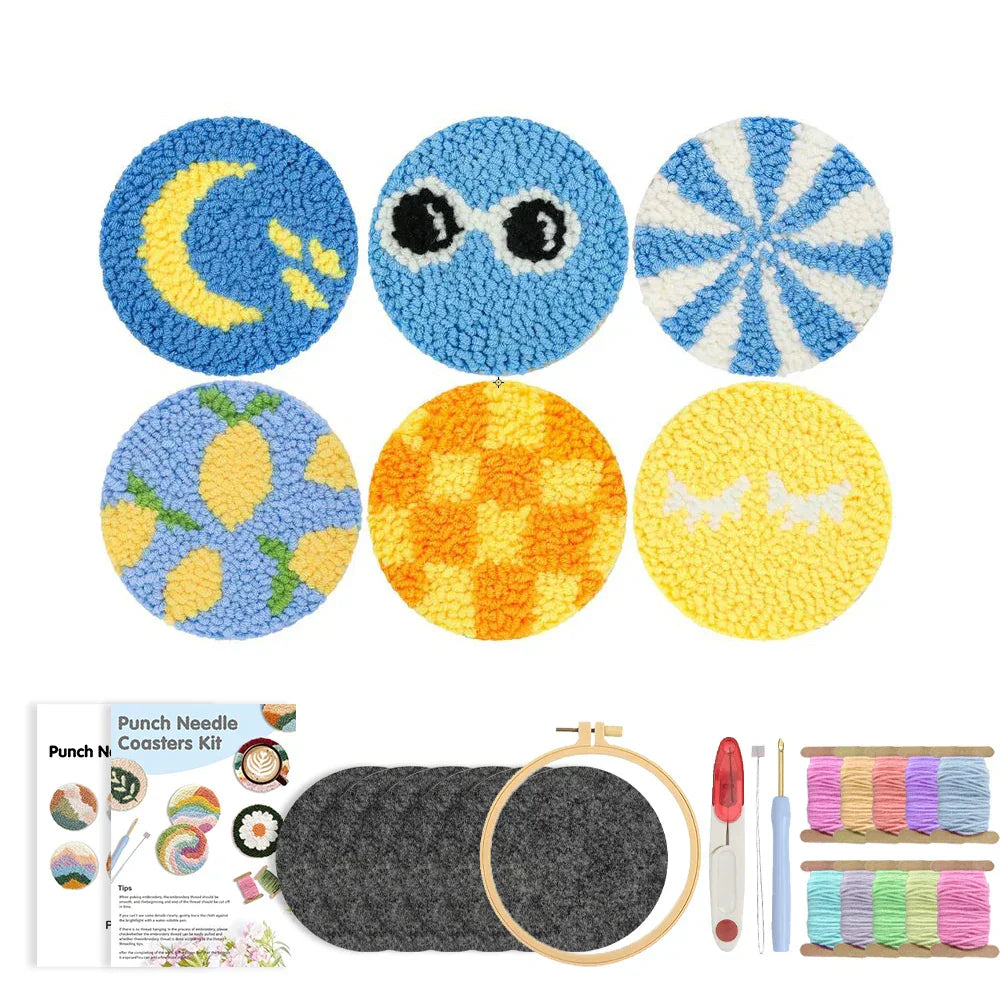Coaster Piece Easy - Punch Needle Kit