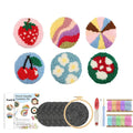 Coaster Piece Set - Punch Needle Kit
