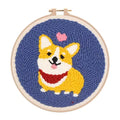 Corgi Dog DIY - Punch Needle Kit