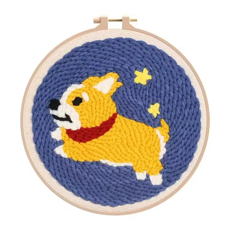 Corgi Dog Easy - Punch Needle Kit