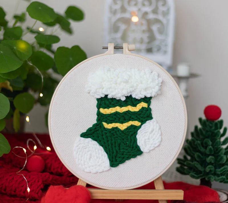 Cat Frame - Punch Needle Kit by Punch Needle Studio