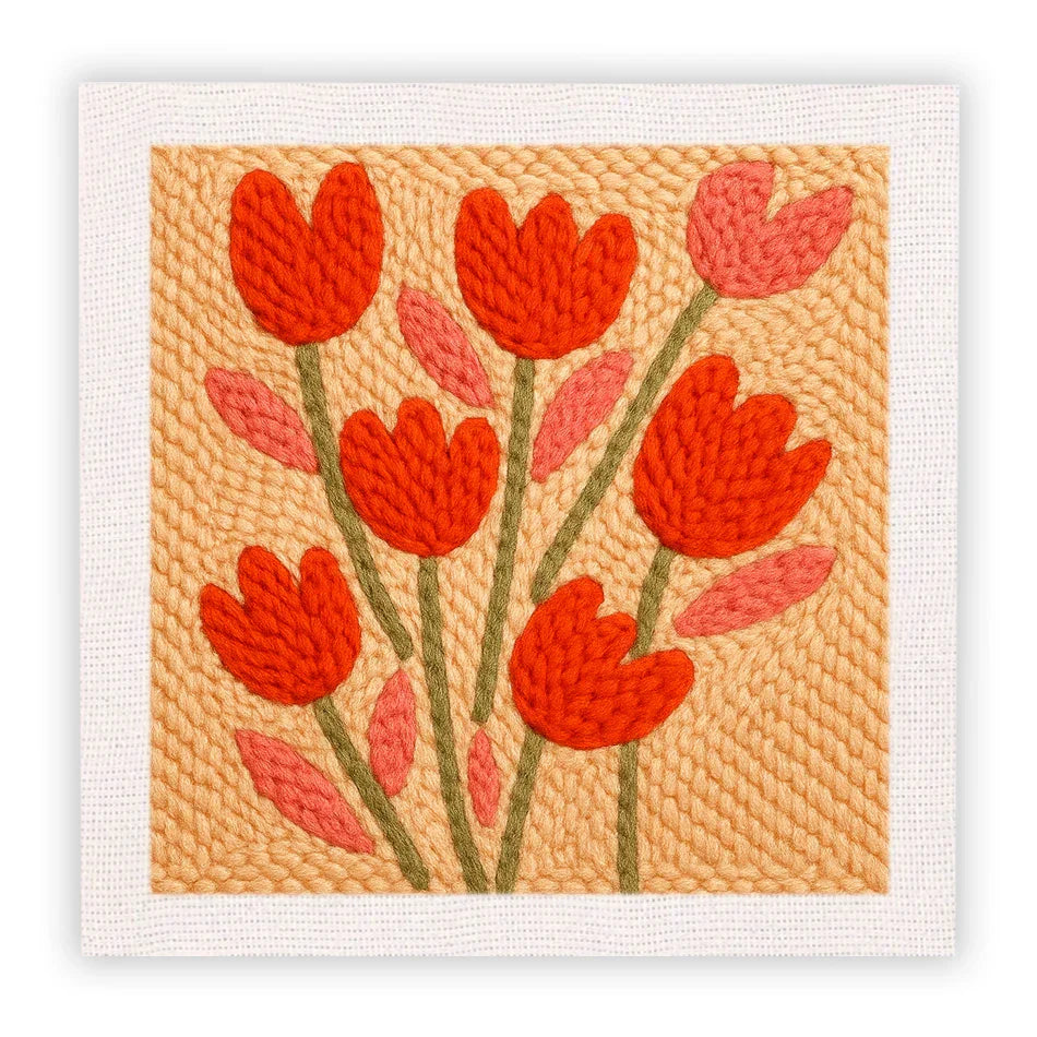 Floral Complete - Punch Needle Kit