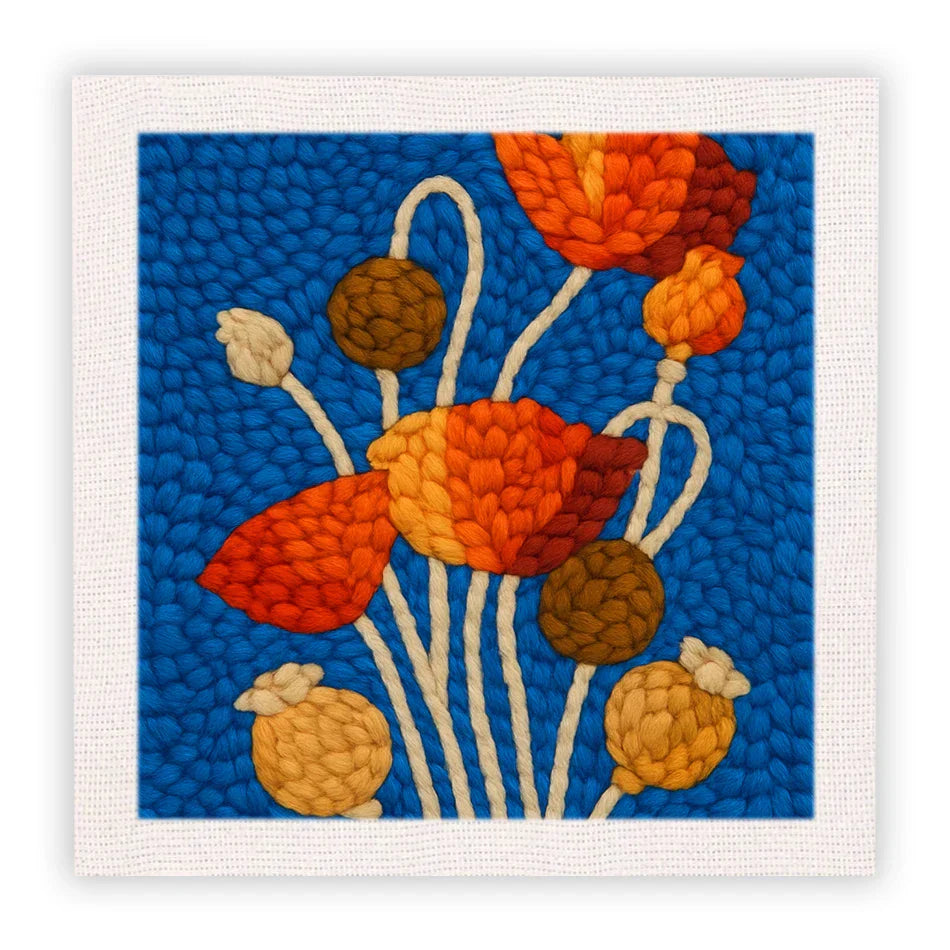 Floral Pattern - Punch Needle Kit