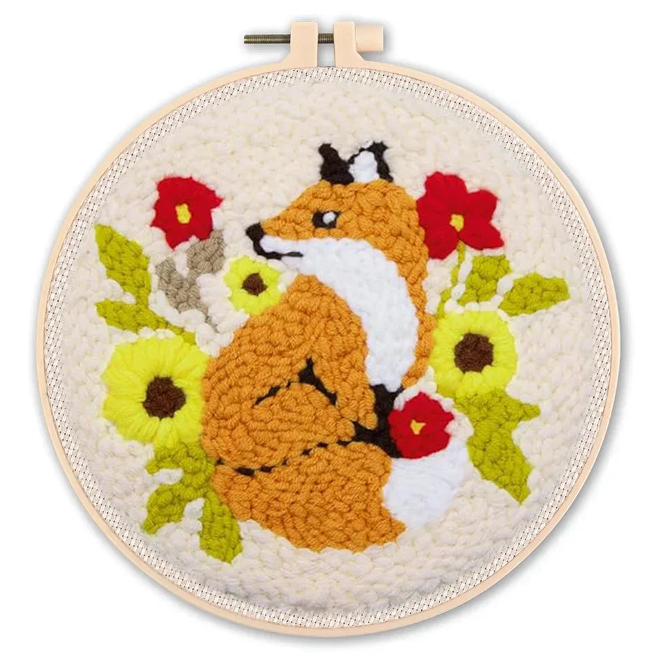 Foxy Charm - Punch Needle Kit