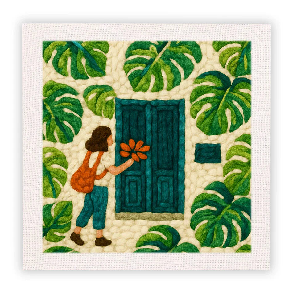 Frame Yarns Wall Art - Punch Needle Kit