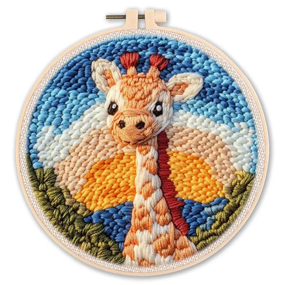 Gentle Giraffe - Punch Needle Kit