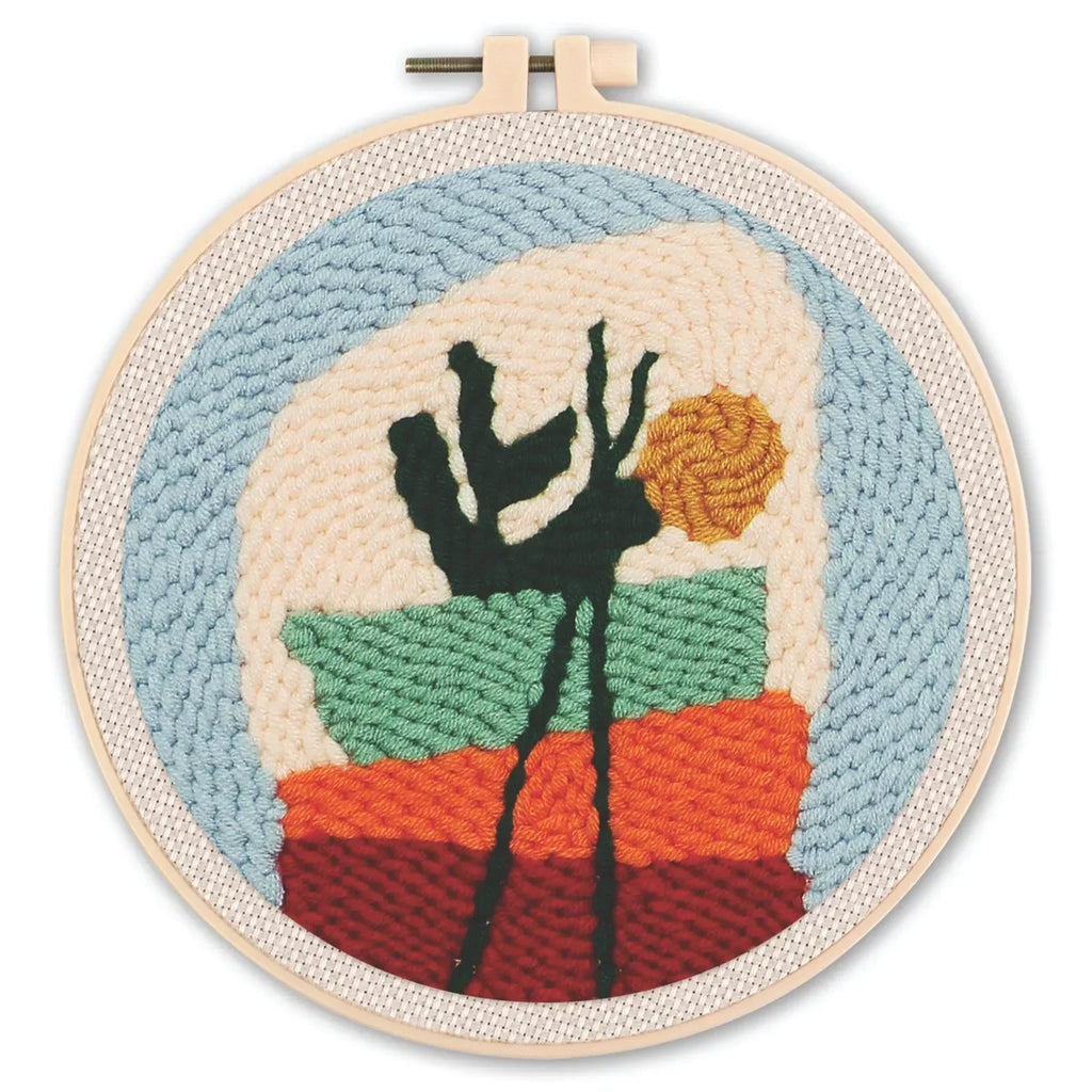 Hoop Yarn Needle Tutorial - Punch Needle Kit