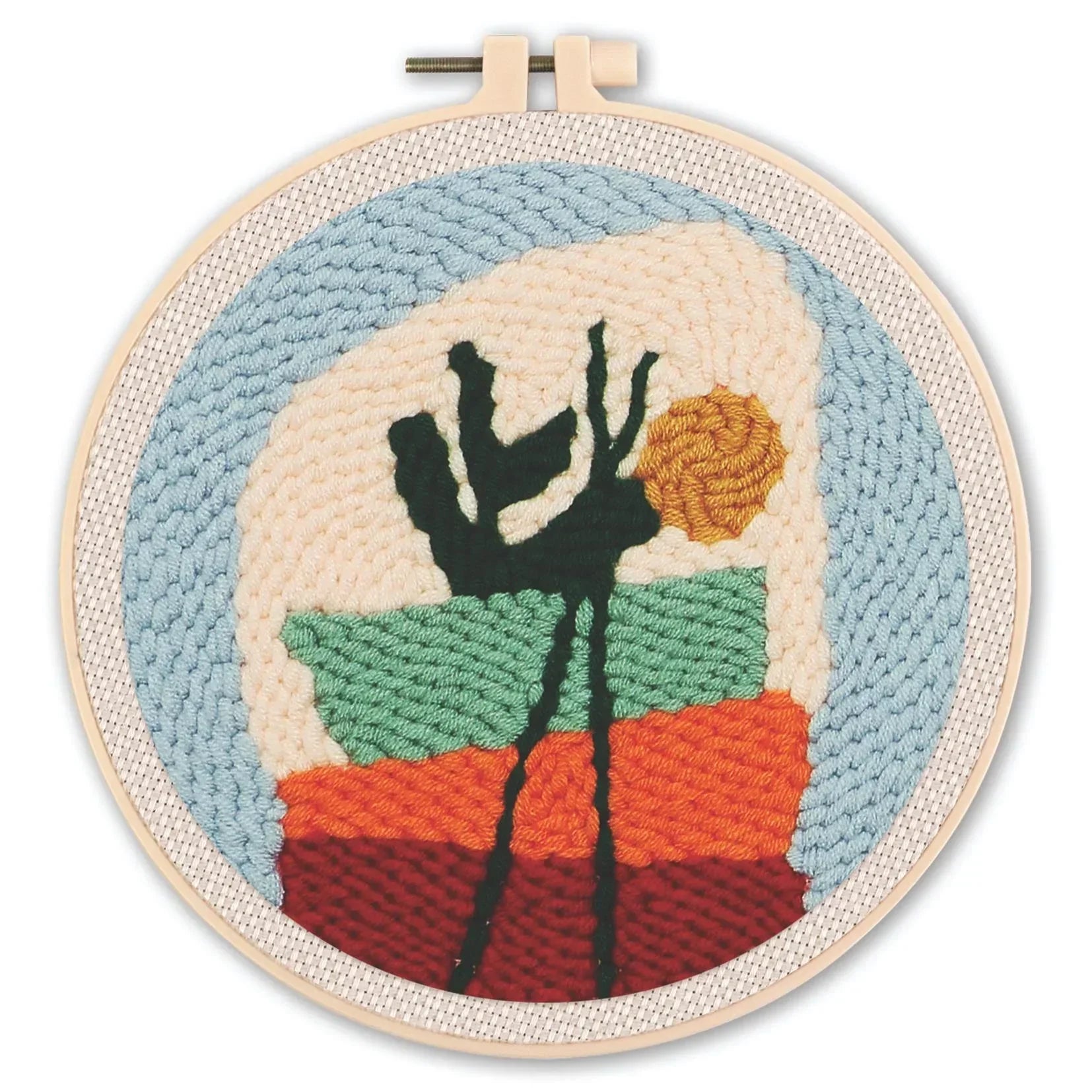 Hoop Yarn Needle Tutorial - Punch Needle Kit