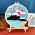 Landscape Embroidery Wall Art - Punch Needle Kit