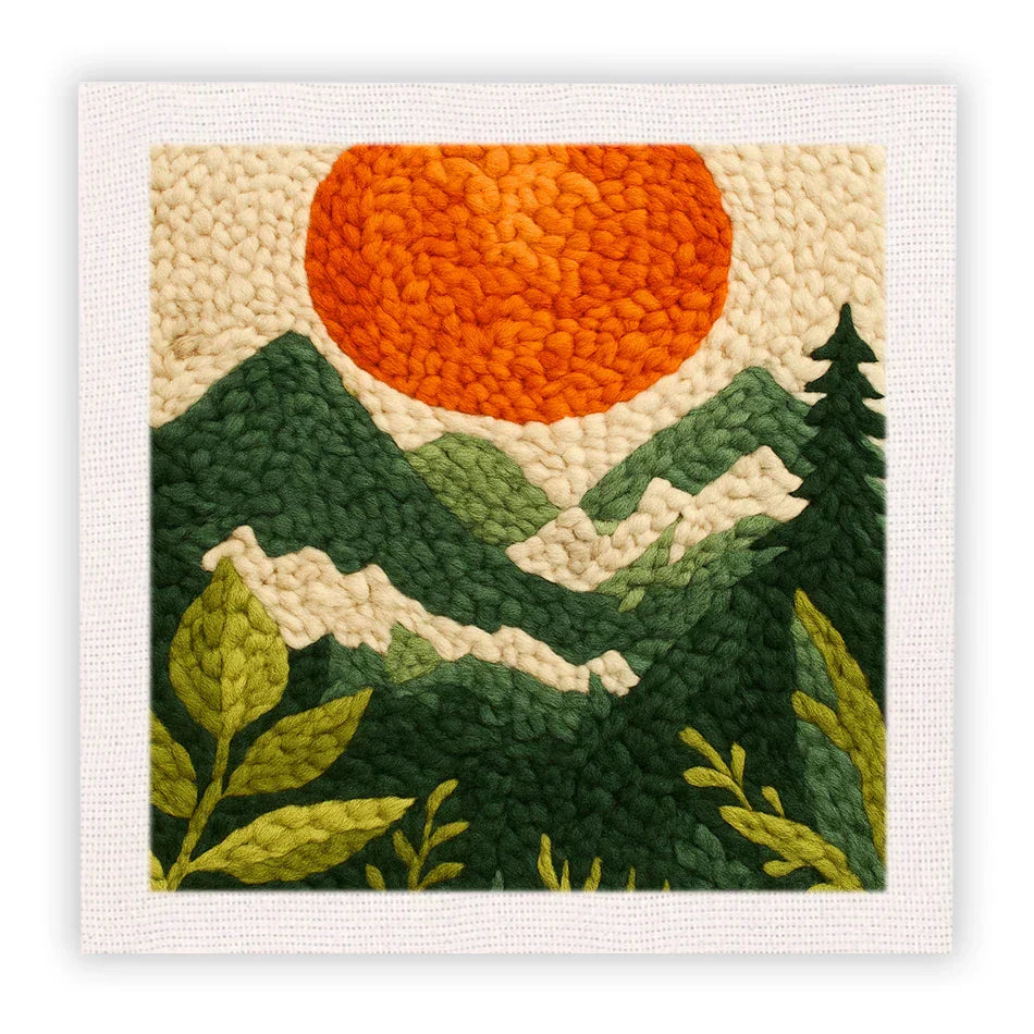 Landscape Frame - Punch Needle Kit