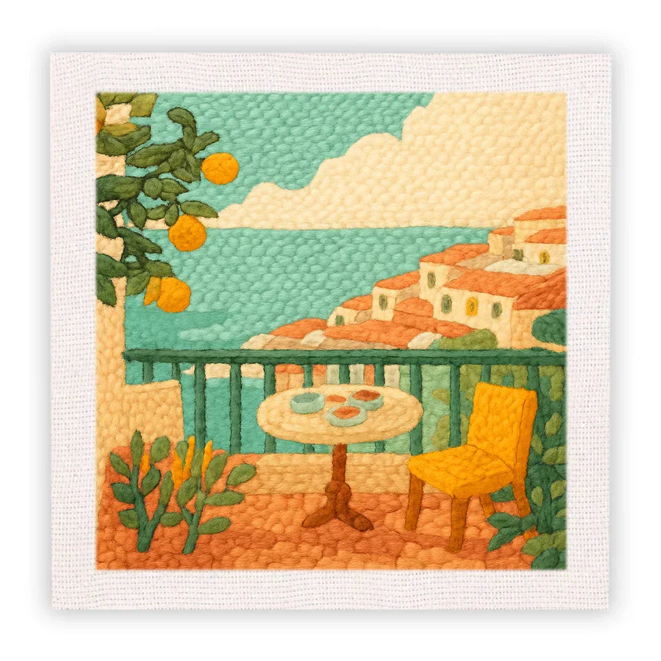 Landscape Pattern Frame Kit - Punch Needle Kit