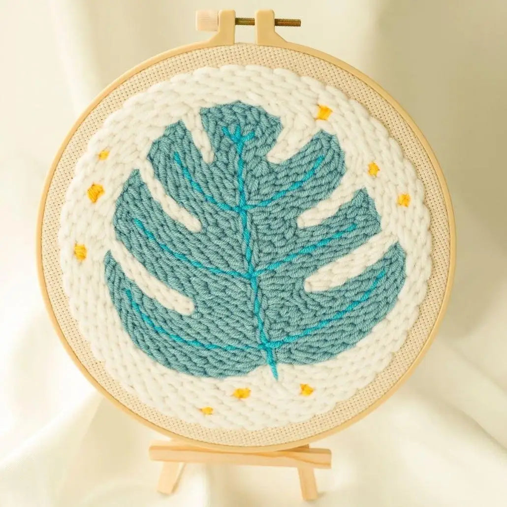 Leaf Tutorial - Punch Needle Kit