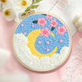 Moon Floral - Punch Needle Kit