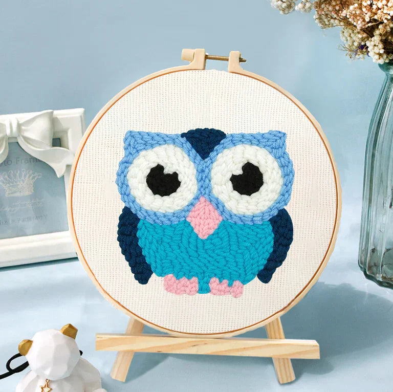 Owl Design - Punch Needle Kit