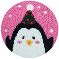 Penguin Christmas Pattern - Punch Needle Kit