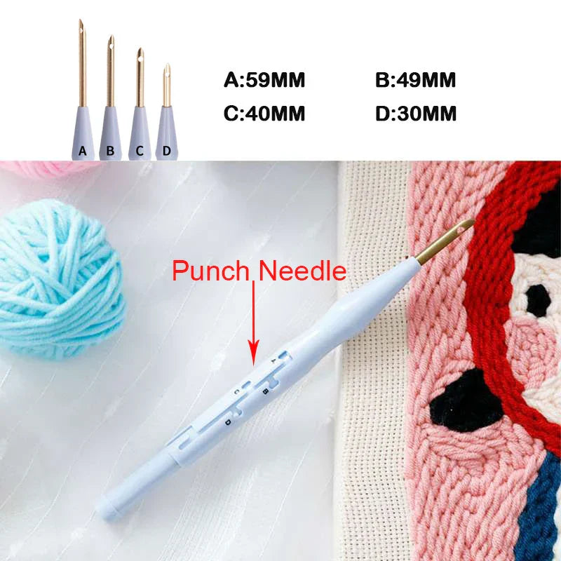 Blooming Joy DIY Punch Needle Craft Kit  | 20x20cm