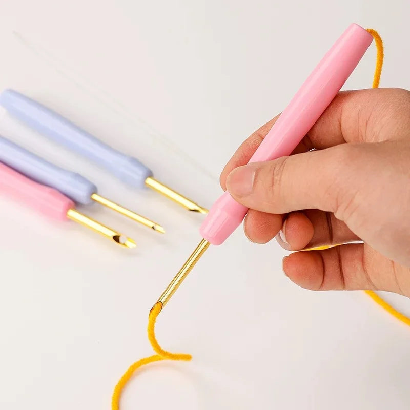 Bird on a Crescent Moon | DIY Punch Needle Craft Kit  | 20x20cm