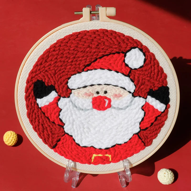 Santa's Visit - Punch Needle Kit