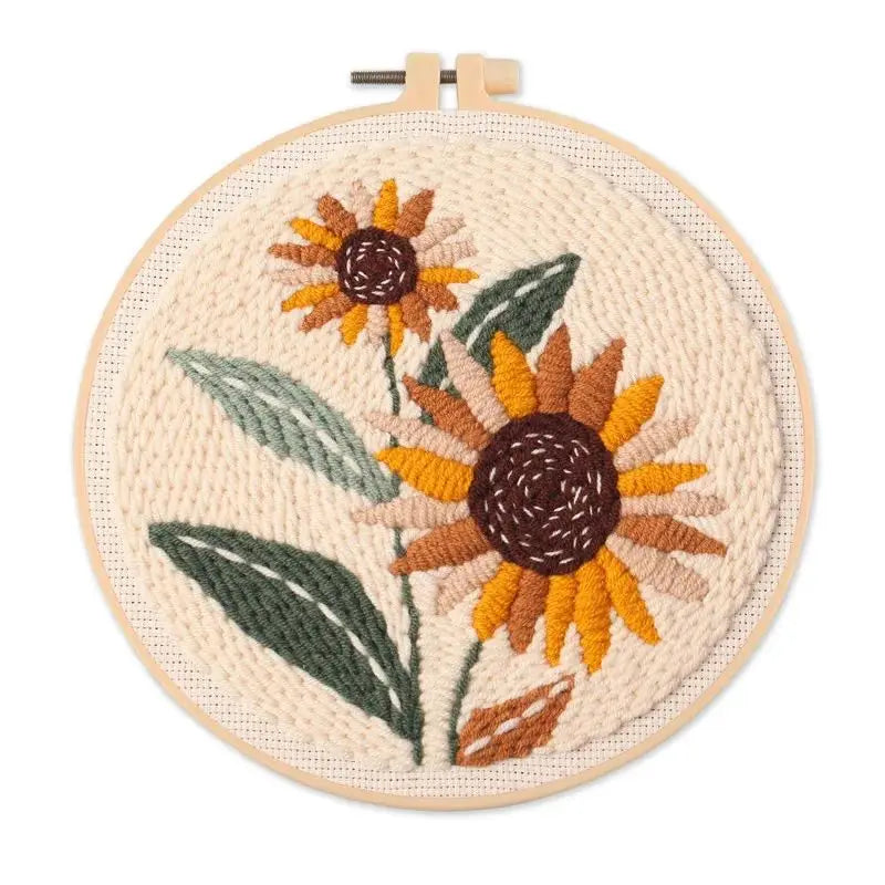 Sunflower Beginner - Punch Needle Kit