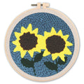 Sunflower Hoop - Punch Needle Kit