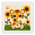 Tiger Sunflower - Punch Needle Kit