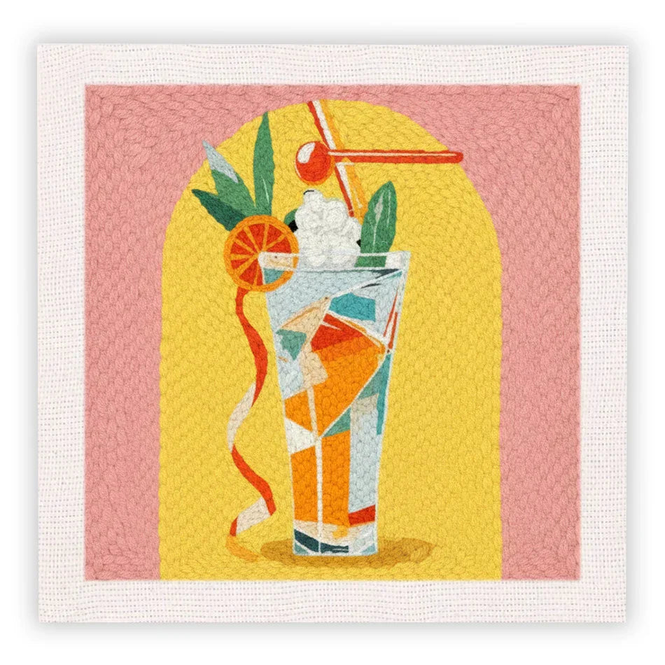 Tropical Drink Yarn - Punch Needle Kit