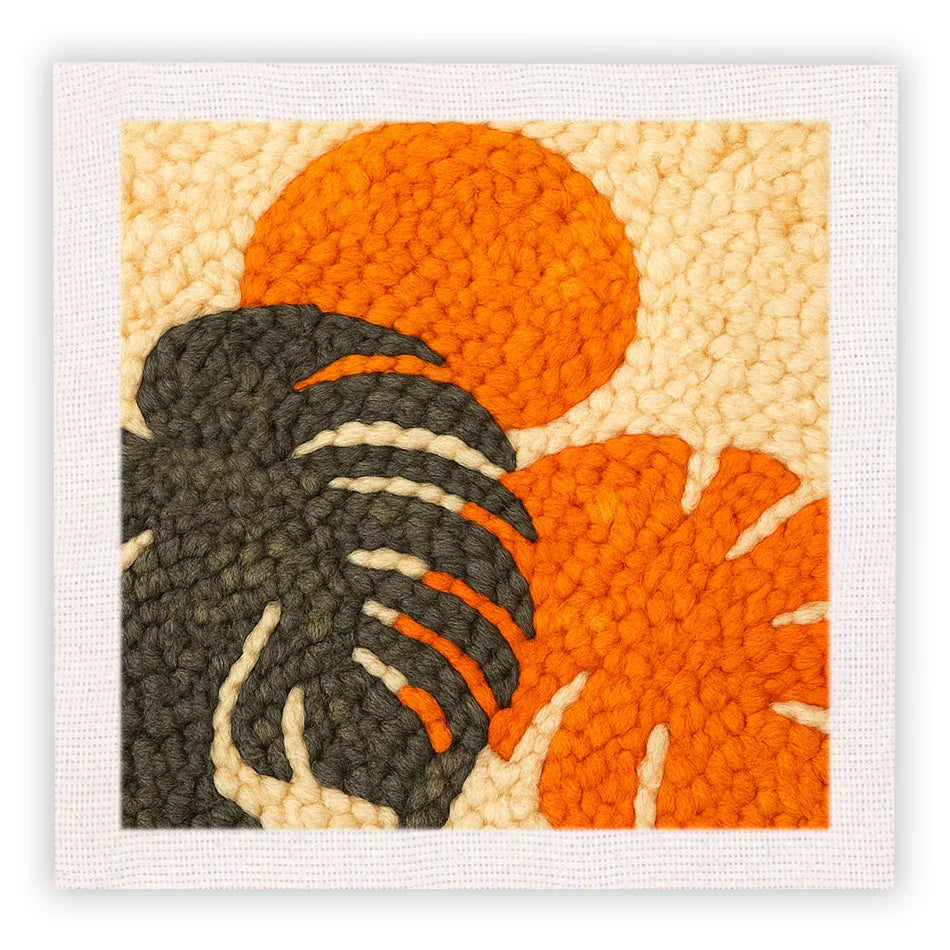 Wave Scene Frame - Punch Needle Kit