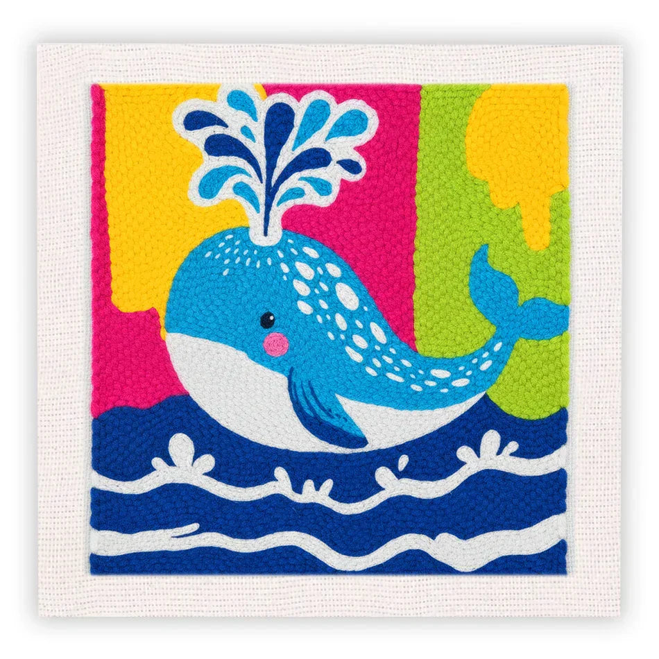 Whale Design - Punch Needle Kit
